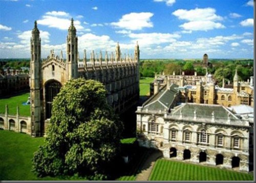4. Đại học Cambridge (Anh) Đại học Cambridge là một viện đại học tại thành phố Cambridge, Anh. Đây là viện đại học cổ xưa thứ hai tại vương quốc Anh, chỉ sau Viện Đại học Oxford. Năm 1209, do xung đột giữa các sinh viên và dân thành thị, nhiều học giả của Oxford đã đến thành phố Cambridge và lập nên ngôi trường này. Ngày nay, Cambridge là một trong những viện đại học danh tiếng nhất Vương quốc Liên hiệp Anh và Bắc Ireland cũng như của thế giới. 88 người giành giải thưởng Nobel có liên hệ với Cambridge trong đó có 52 cựu sinh viên của trường. Cambridge hiện có 31 trường đại học thành viên. Đây là trường đại học danh tiếng và là giấc mơ của bao sinh viên trên toàn thế giới